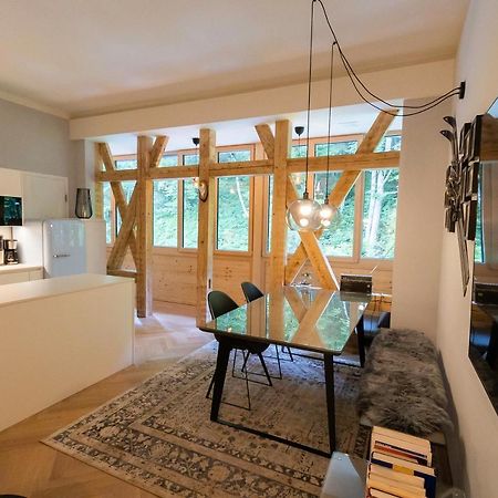 Apartment In Historischer Villa Mit Parkplatz Grünau im Almtal Kültér fotó